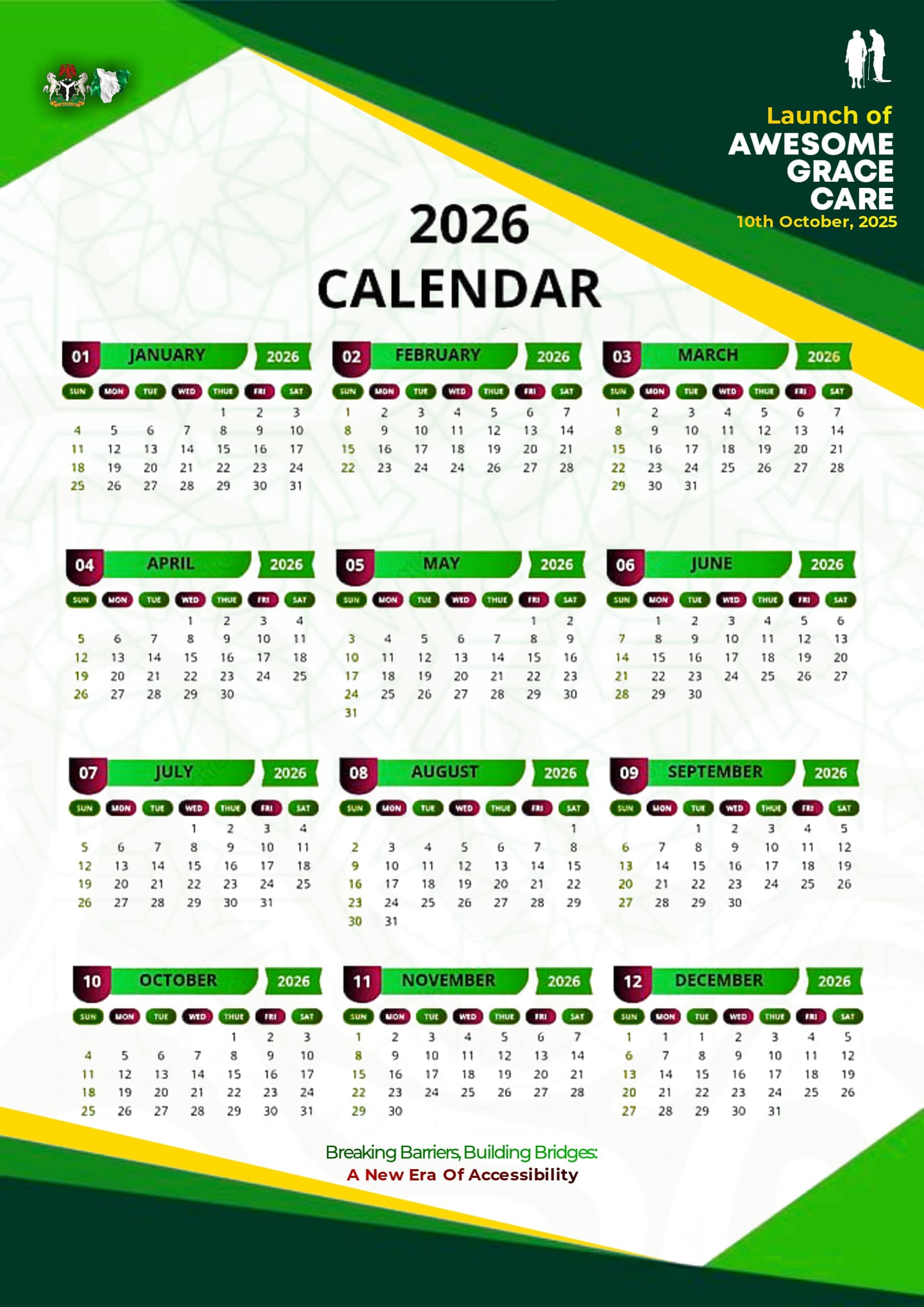 Calendar Prints