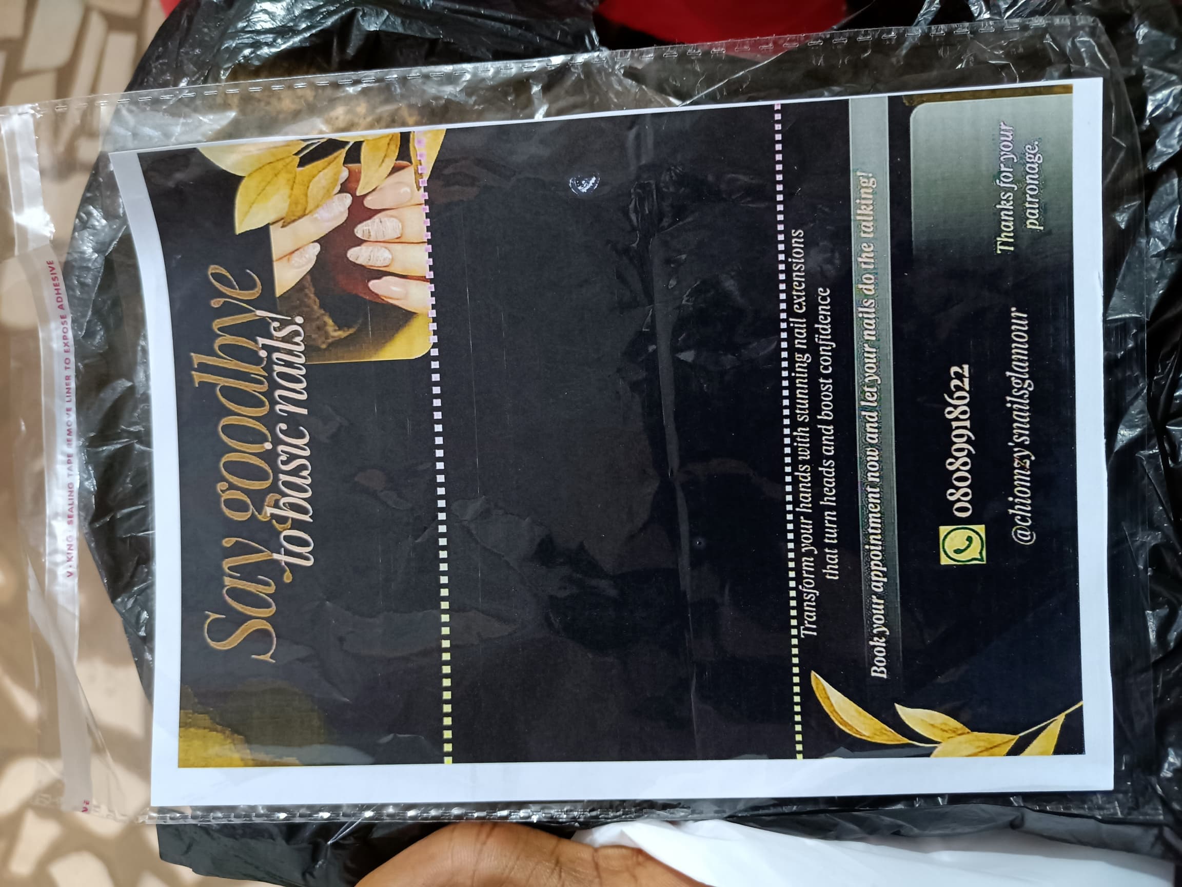 Nail extension customization